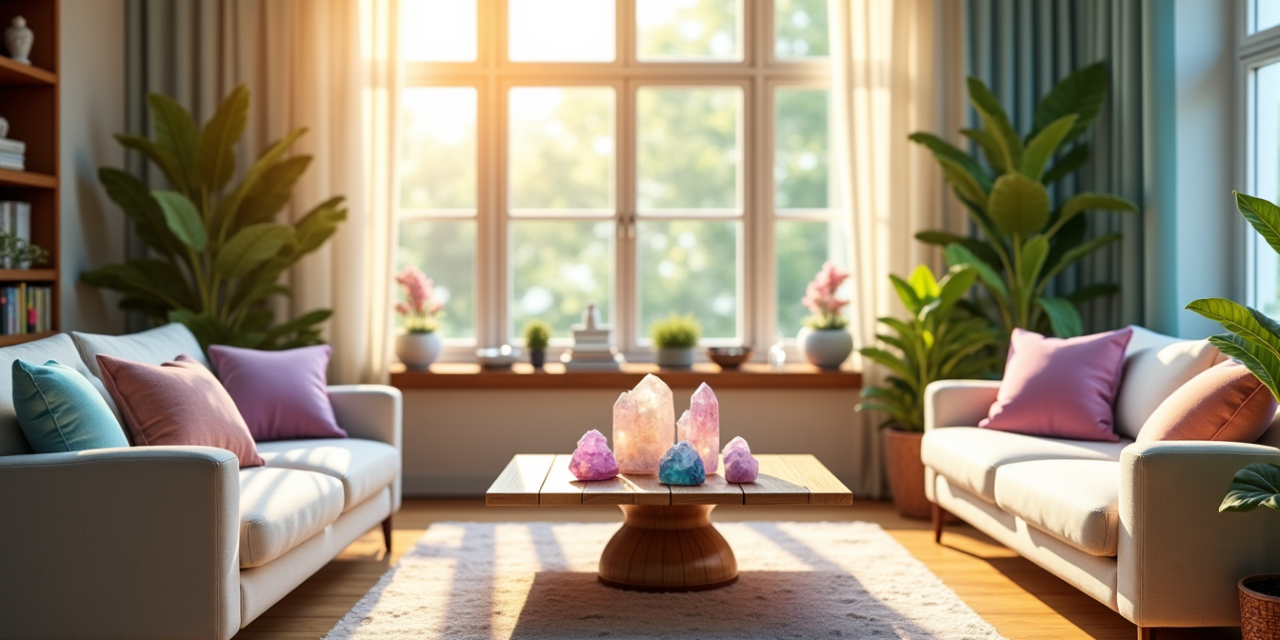 Comment intégrer les cristaux dans votre décoration intérieure pour créer une ambiance apaisante