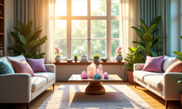 Comment intégrer les cristaux dans votre décoration intérieure pour créer une ambiance apaisante